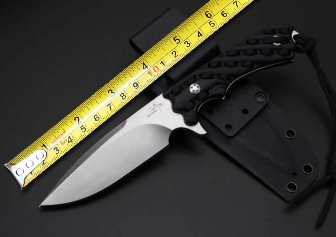 

High Quality Shootey Hunter Hunting Knife 7Cr17 Blade Survival Fixed Knives Utility Camping Knife Tools With Tactical K Sheath