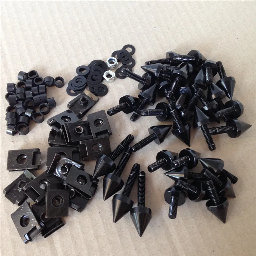 

Aftermarket free shipping Normal Fairing Bolts kits For Yamaha 2004 2005 2006 YZF R1 YZF-R1 YZFR1 BLACK