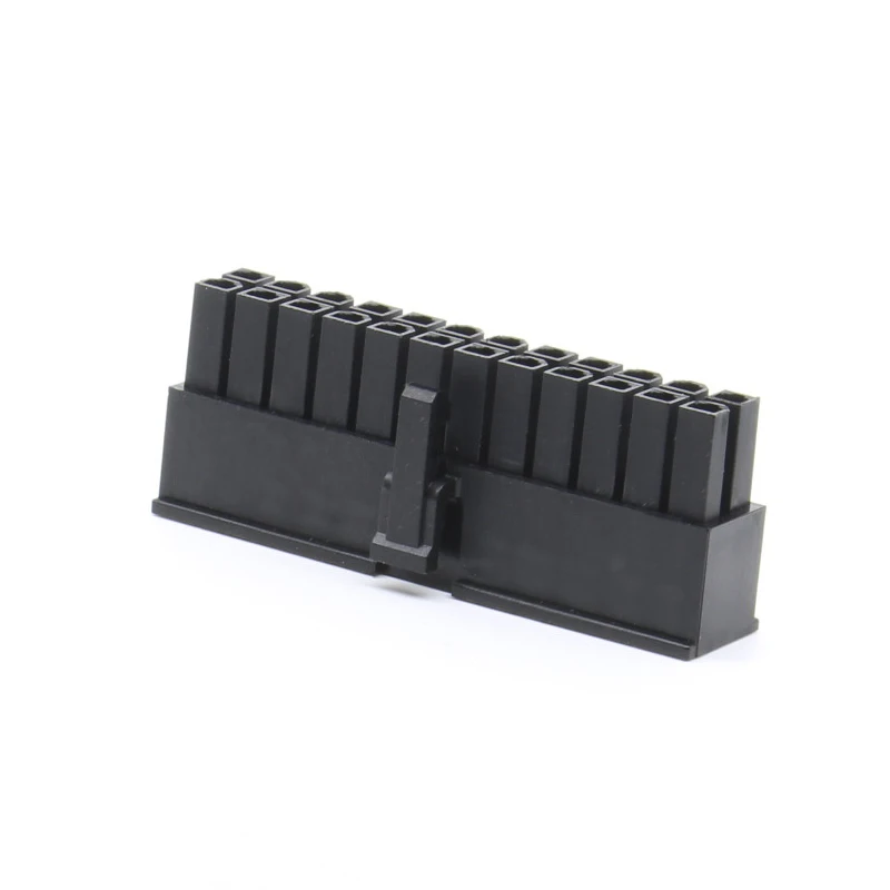 

24P The Molex 4.2mm connector plug male plastic shell PCB circuit board welding computer ATX power supply connectors