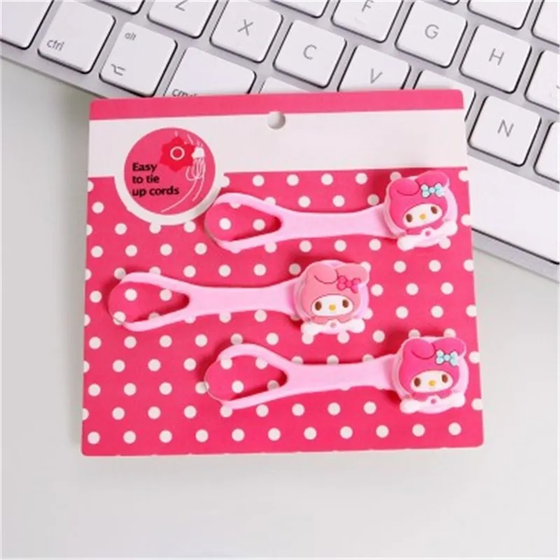 

3 pieces Cartoon headphone Cable Button Winder Wire Cord Organizer Holder for iPhone 5 5s 6 6s 7 plus Computer Charging PC cable