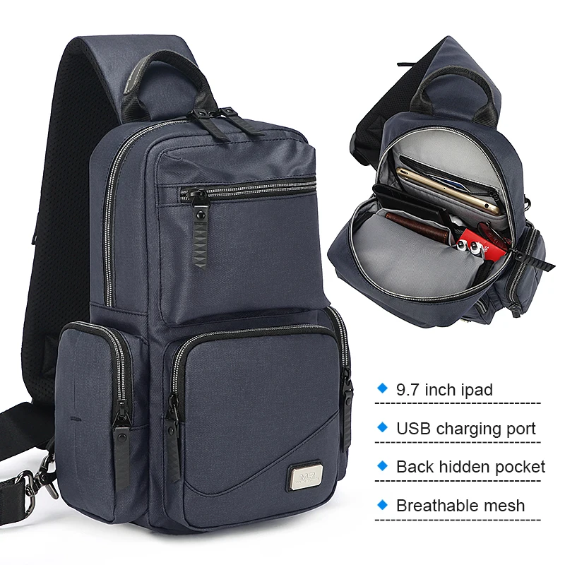 علامة رايدن الرجال Crossbody أكياس رسول مكافحة سرقة الذكور حقائب كتف حقائب بحمالات حقيبة صدر للرجال المدرسة