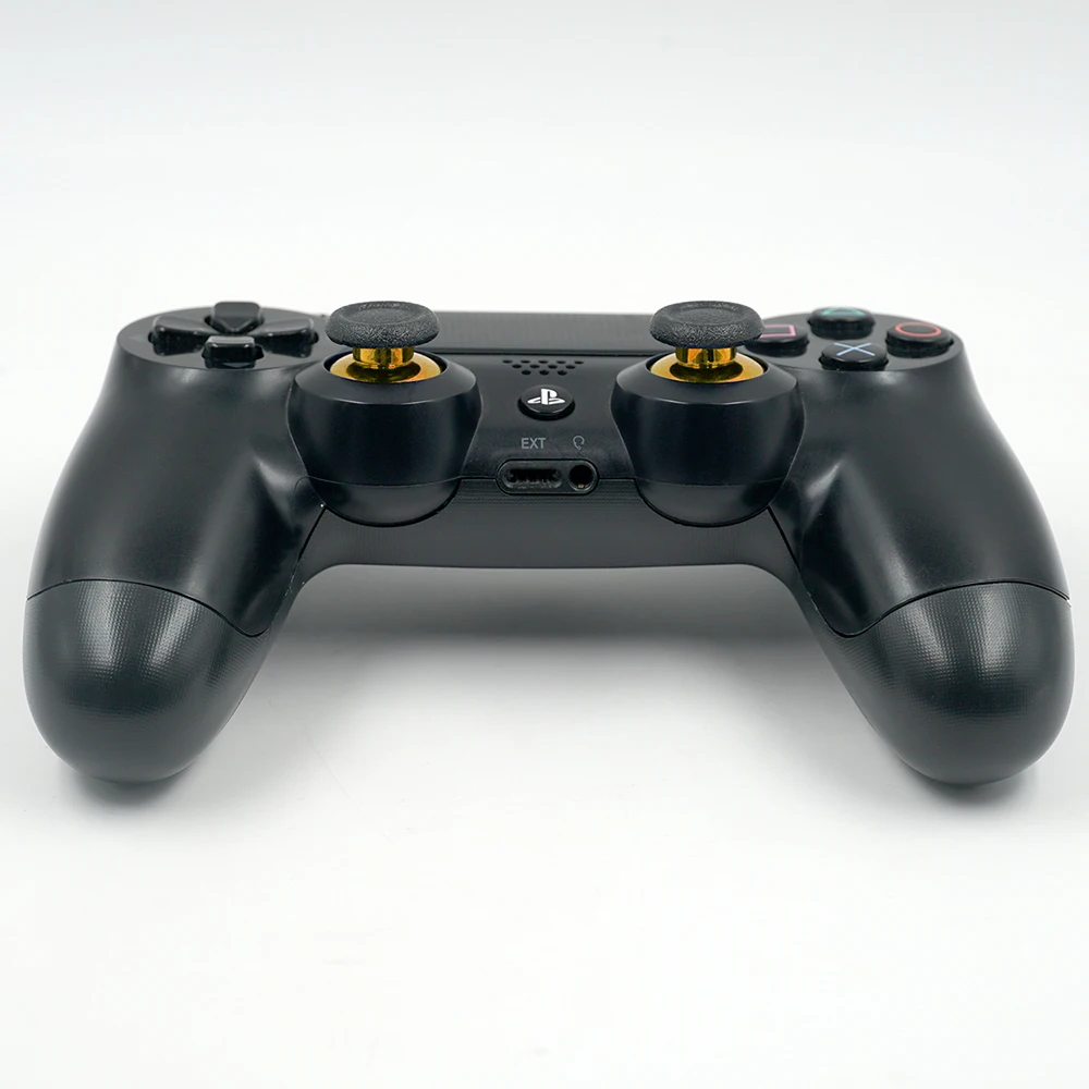 Хромированные аналоговые Thumbsticks с противоскользящей крышкой для PS4/PS4 Slim/PS4 Pro контроллер красный синий серебристый золотой