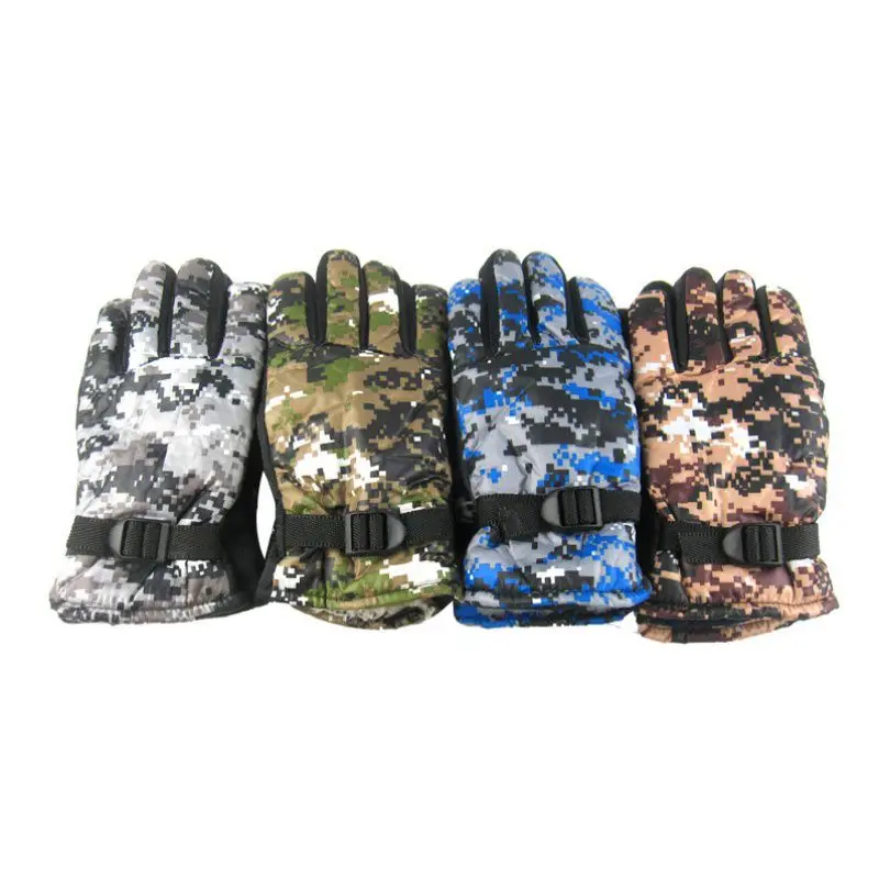 

Random Colors Ski Gloves Snowboard Gloves Motorcycle Riding Winter children ski Gloves Windproof Waterproof Unisex Snow Gloves