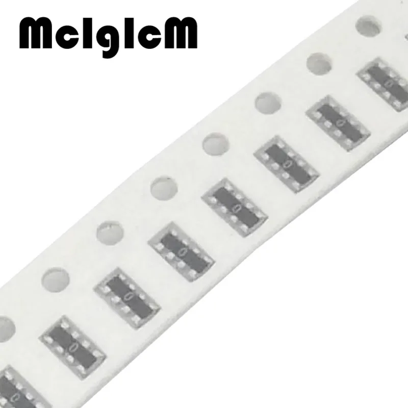 Mcigicm 200 шт. SMD исключение 0603 8P4R 2*4 P Сеть резистор массив 1.5 1.6 1.8 2 2.2 Ом|2.2 ohm|network