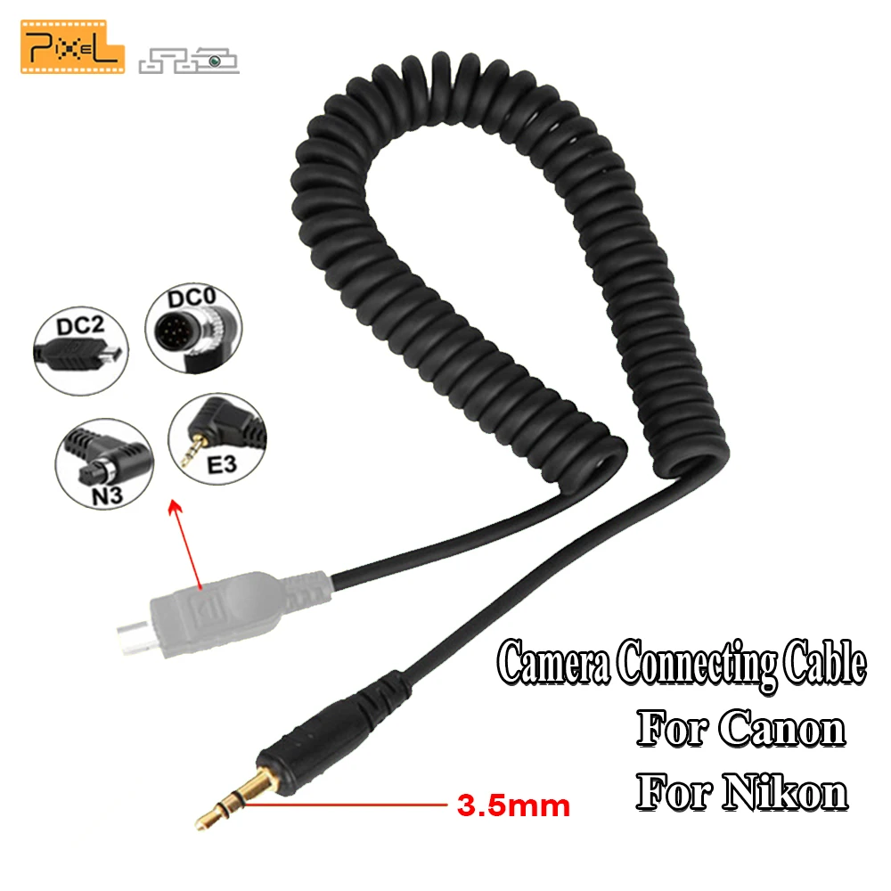 J3.5-30//E3 de liberación del obturador para Canon EOS Pixel TW-283 N3 control remoto inalámbrico