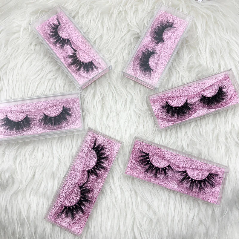 Mikiwi натуральный стиль тонкий 5d lashes квадратный блестящий чехол коробка Редкие норковые ресницы