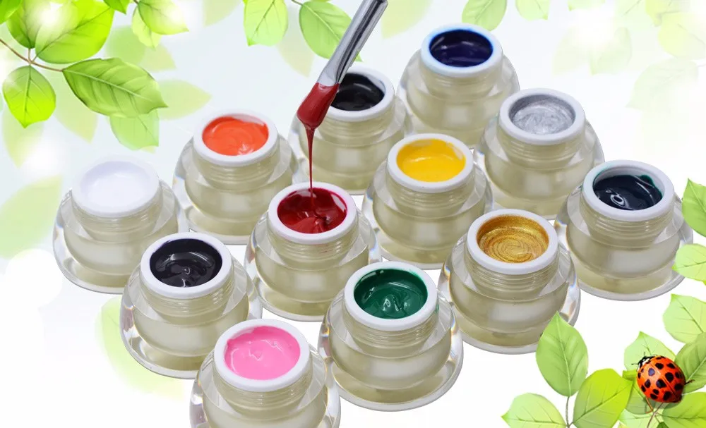 1 pcs Painting Gel Polish Pure Color