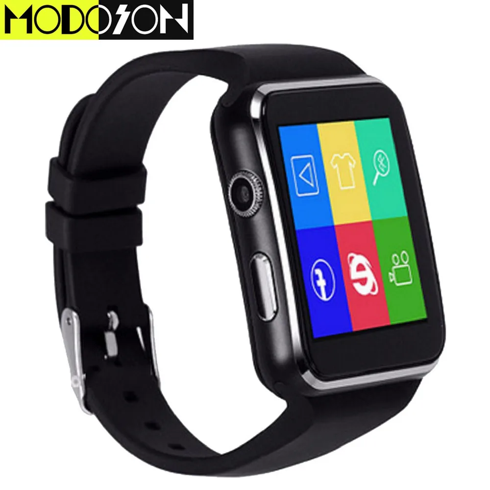 Умные часы MODOSON Bluetooth X6 умные камера sim карта для Samsung Huawei Xiaomi ios Apple iPhone 5 6 s 7 8 plus X XS MAX