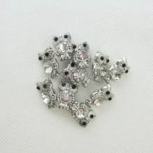 10 шт. кристалл diy сова 12 мм оснастки подходят кнопку оснастки браслет