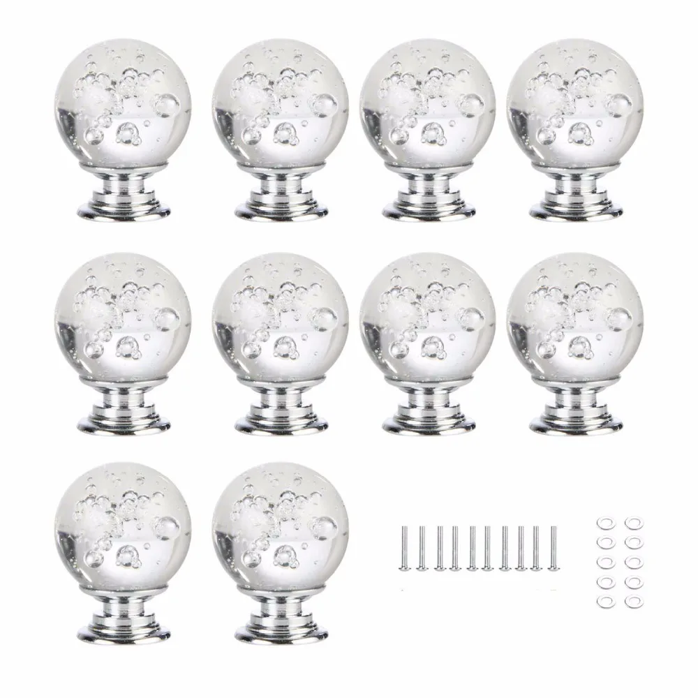 10PCS 30MM, Round Shape Air Bubble Balls Knobs for Drawer