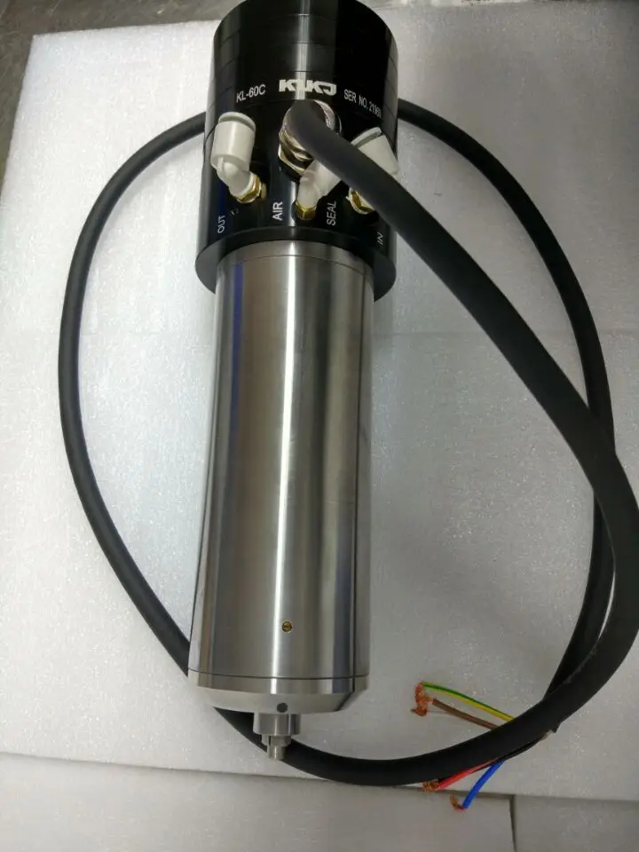 

1.5kw 2HP 10000-60000rpm ball bearing CNC High Speed spindle ATC 6mm collet AC200V for precision engraving