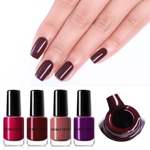 Nicole Diary 6 мл мерцающий темно-красный лак для ногтей жемчуг отклеивается на водной основе лак для ногтей дизайн украшения