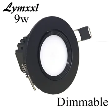 

9w cob led ceiling downlight dimmable led recessed lights down light AC110-240v fixture spot light lamp + driver