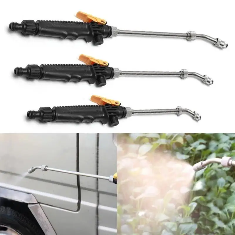 

High Pressure Power Water Gun Jet Garden Washer Hose Wand Nozzle Sprayer Watering Spray Sprinkler Cleaning Tool 28CM/36CM/50CM