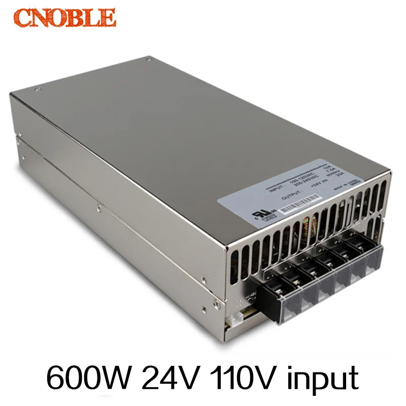 

600W 24V 25A 110V INPUT Single Output Switching power supply for LED Strip light AC to DC