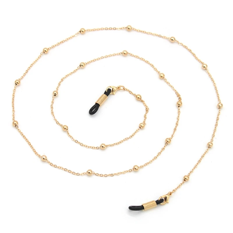 Reading Glasses Chain Holder Fashion Sunglasses Simple Metal Neck Strap 2 Color Strap Rope Glasses Accessories