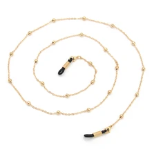 Reading Glasses Chain Holder Fashion Sunglasses Simple Metal Neck Strap 2 Color Strap Rope Glasses Accessories