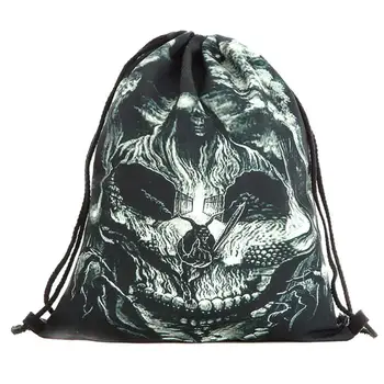 

Halloween Candy Bag Gift Bag Bundle Pocket 3D Printing Bags Drawstring Backpack Polyester Drawstring Drop Shipping Wholesale #Y
