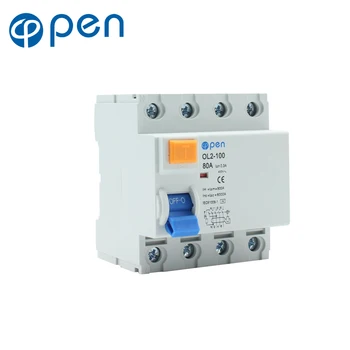 

RCCB 4P 80A 300mA AC Type Residual Current Circuit Breaker for Leakage and Short Circuit Protection