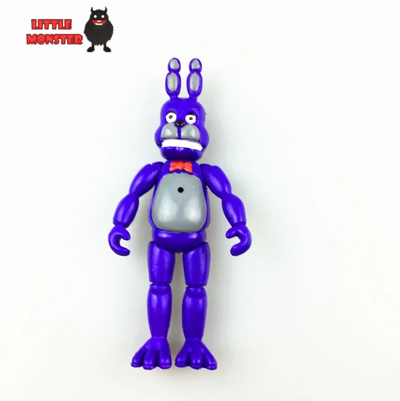 5 шт./лот 5,5 дюймов Five Nights At Freddy's ПВХ фигурку игрушка Лисичка золото Фредди Чика Фредди с 2 Цвет светодио дный огни