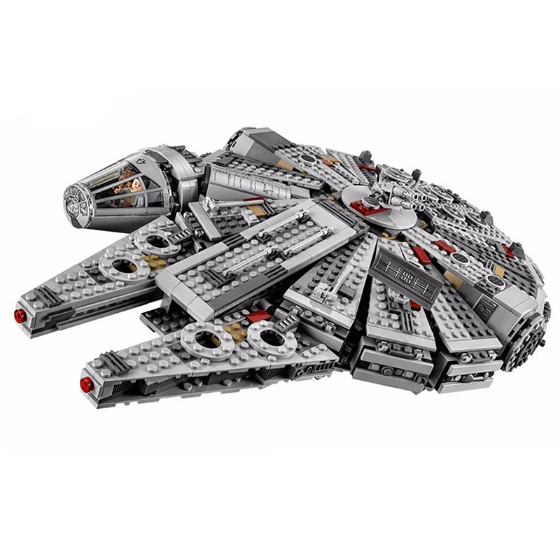 

Stars Wars Model Building Blocks Set Millennium Falcon Figure Toys Compatible Legoingly StarWars Gift Toys For Children