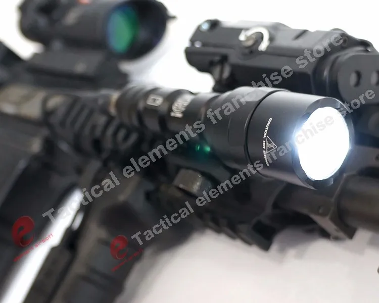 Lumens de Alumínio Elemento Airsoft Surefir Armas Luz Gunflashlight 200 Portátil Led Tocha Caça Lâmpada Ex399 M300aa 15 Elemento airsoft surefir m300aa armas luz gunflashlight