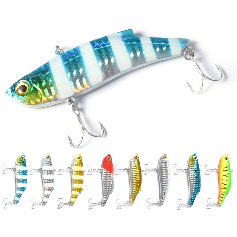 

Wobblers Minnow Fishing Lure 9cm Hard Bait Artificial Plastic VIB Crank Bait 3D Natural Eyes Crankbait Fishing Tackle