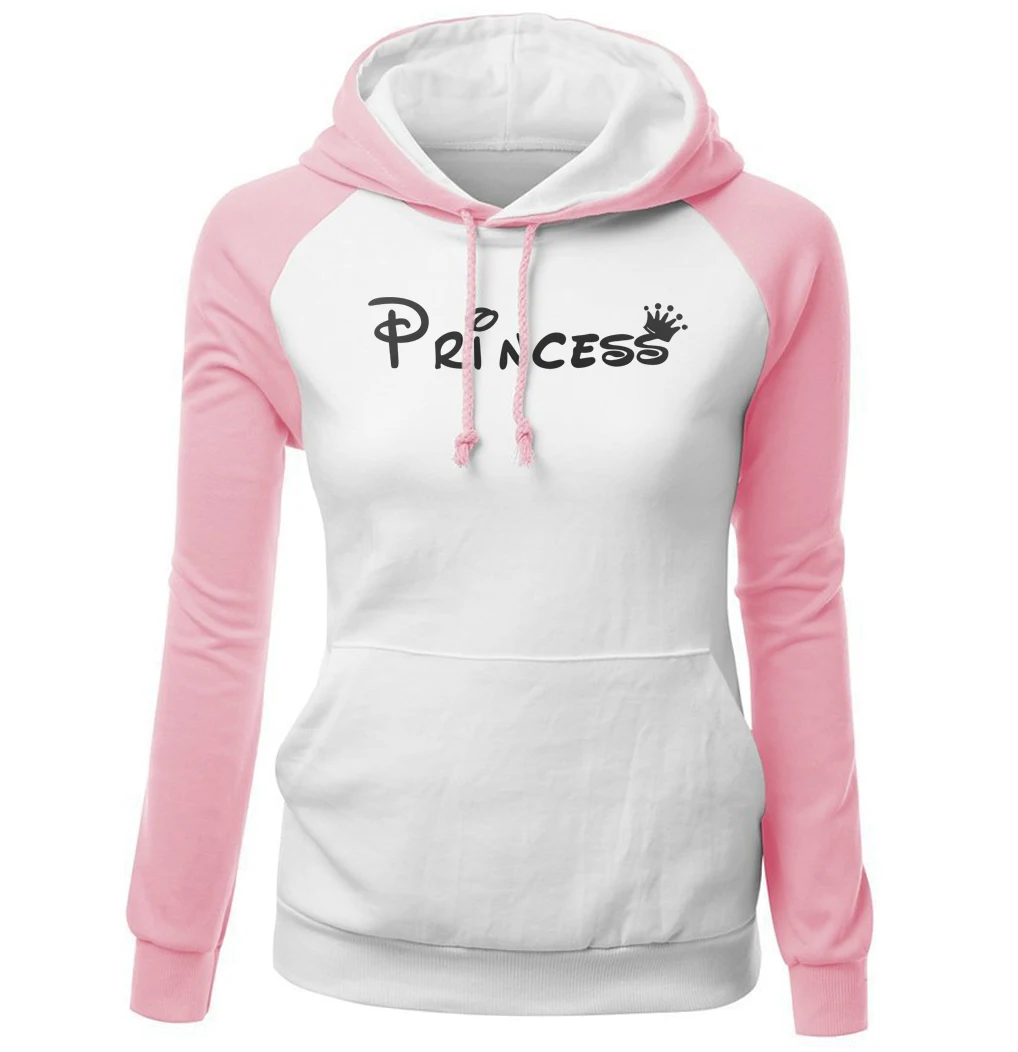 

Kawaii Hoodies For Women Sweatshirt 2019 Hot Winter Slim Autumn Hoody Letter Print PRINCESS Fashion Hipster Pullover Harajuku