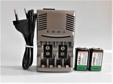 2 шт. 9V2000mah Ni-MH батарея + В 9 В 6F22 батарея AA AAA аккумуляторы Smart Зарядное устройство