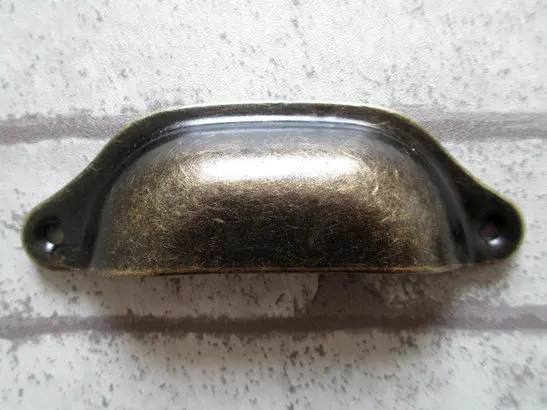 Vintage Style Drawer Pull Dresser Pull Knobs Handles Hardware Shell Vintage Style Drawer Pull Dresser Pull Knobs Handles Hardware Shell Cup / Antique Bronze Retro Cabinet - Vintage Style Drawer Pull Dresser Pull Knobs Handles Hardware Shell