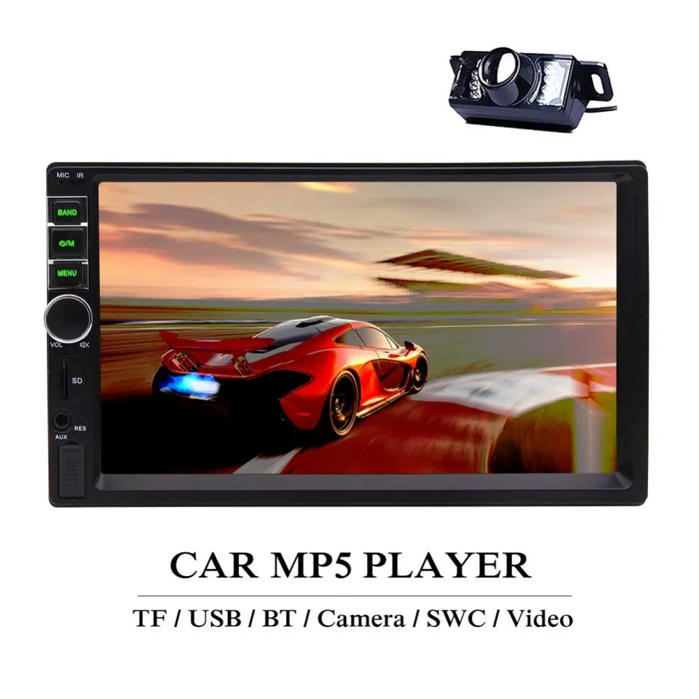 

Inch 2 Din Bluetooth High Digital Touchscreen In-Dash Car Audio Video Automobile MP3 MP5 Player Support FM/SD/USB/Aux Input