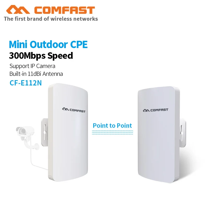 

2pcs/set 1-2KM long range wireless Elevator Monitoring CPE Wireless bridge AP router 300Mbps Nanostation wi-fi repeater antenna