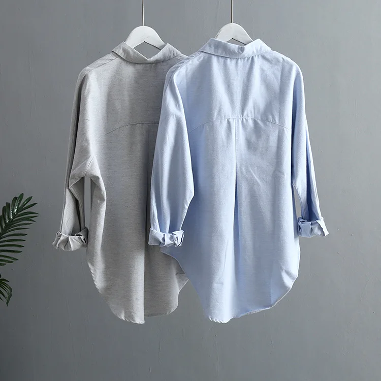 Goedkoop 2019 Lente Vrouwen Zomer Blouse Koreaanse Lange Mouwen Womens Tops En Blouses Vintage Vrouwen Shirts Blusas Roupa Feminina Tops