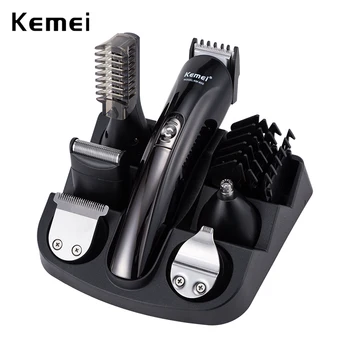 

Kemei hair clipper barber hair trimmer electric clipper razor shaver beard trimmer men shaving machine cutting nose trimmer