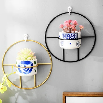 

Economical Flower Pot with Iron Frame Stylish Display Planter Rack withou Plants ds99