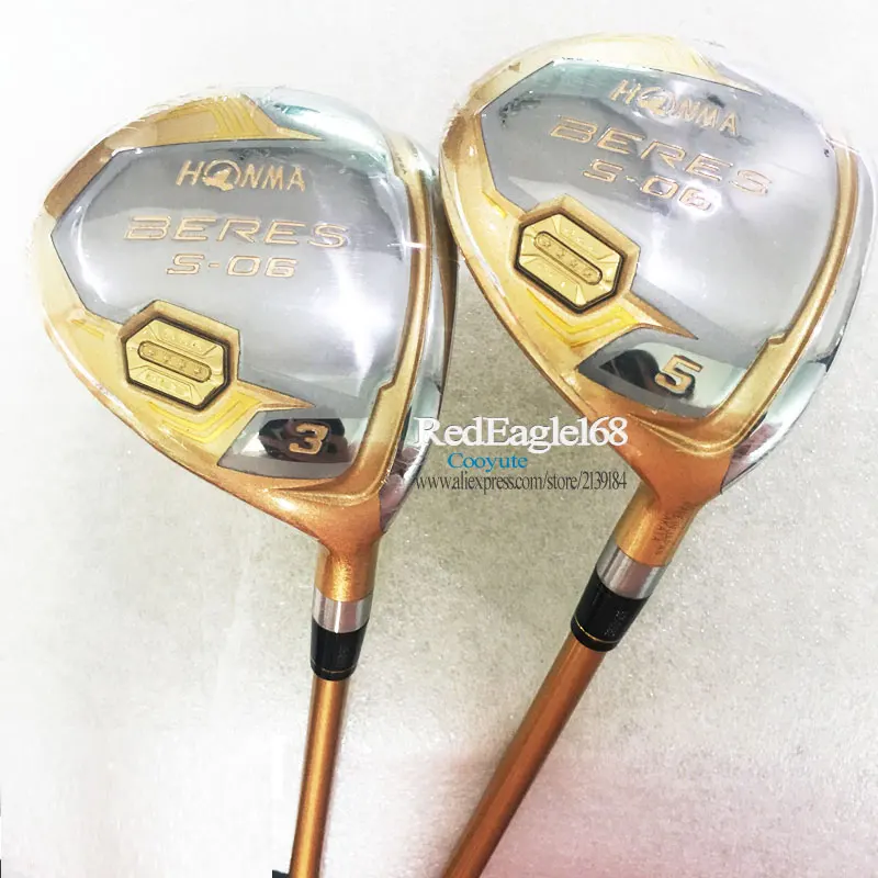 Compelete клубный набор Хонма S-06 4 звезды клюшки для гольфа драйвер fairway Wood Утюги без чехла клюшки графитовая клюшка для гольфа