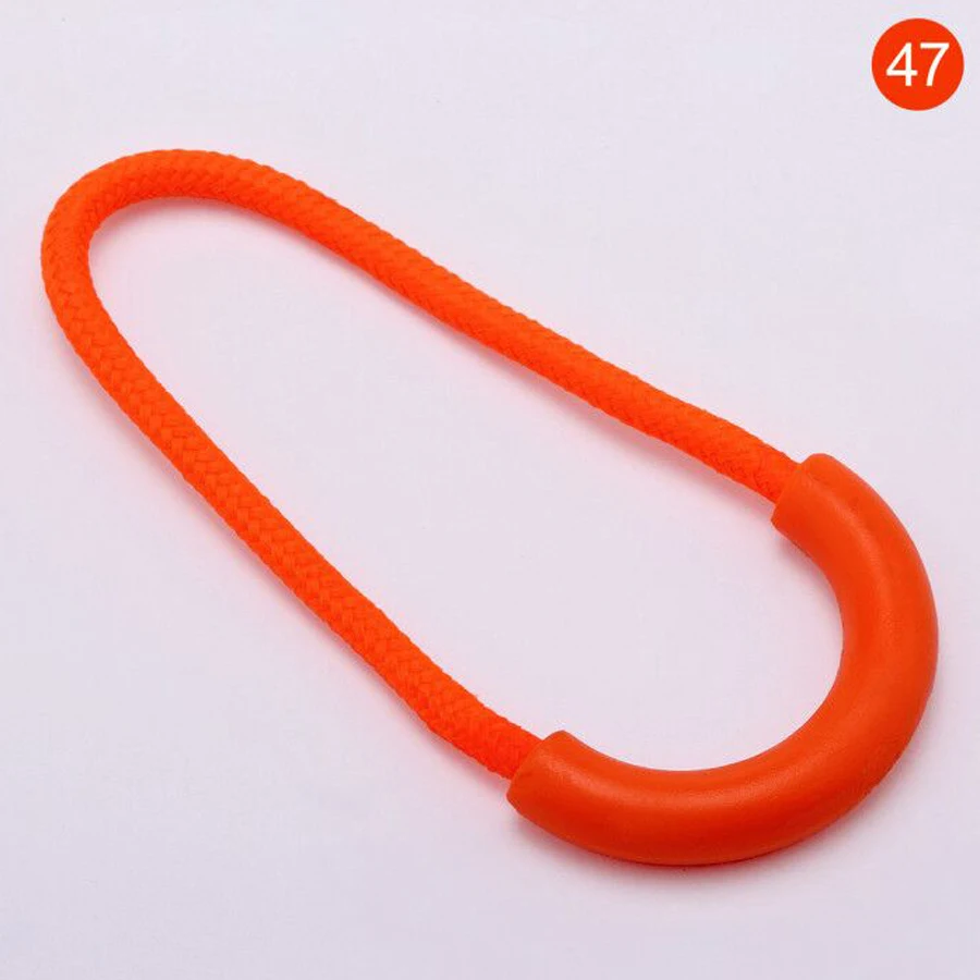 10pcs Pack Zipper Pull Cord Strap Fastener Colorful Outdoor Camping Backpack Gym Suit Garment