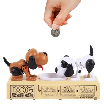 

Cartoon Robotic Dog Electronic Coins Money Box Piggy Bank Funny Automatic Deposit Saving Box Child Kids Birthday Gift