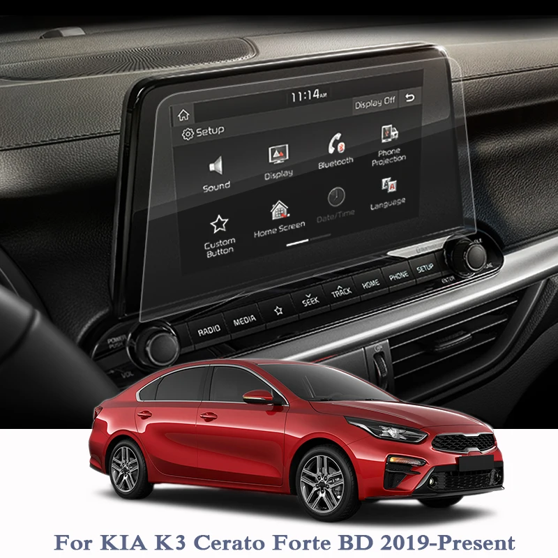 Автомобильный Стайлинг gps навигационная экранная пленка для Kia K3 Cerato Forte BD-настоящее время Предотвращает царапин Авто внутренние аксессуары