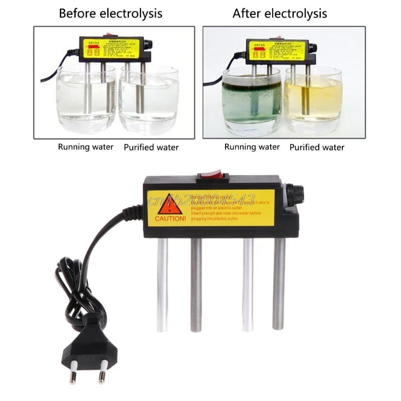 Электролизер быстрое тестирование качества воды электролиза железные стержни TDS тестер ЕС вилка R09 и Прямая поставка