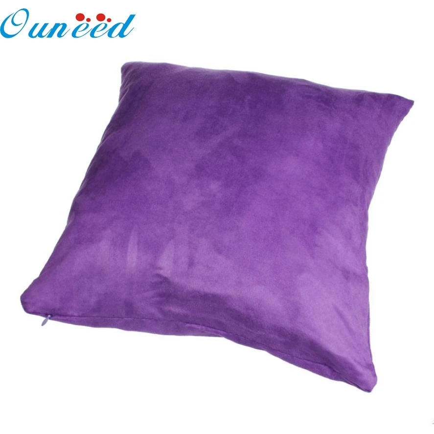 

Colorful Fashion Suede Nap Cushion Cover Home Decor Sofa Throw Pillow Case CE