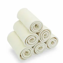 Happyflute fraldas de algodão de cânhamo, 3 camadas de 3 "10 modos, fraldas para fraldas