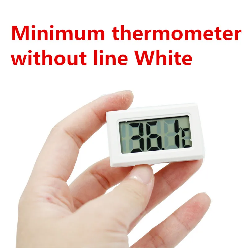 Цифровой термометр для холодильника морозильник измеритель температуры 26% скидка - Цвет: Mini White