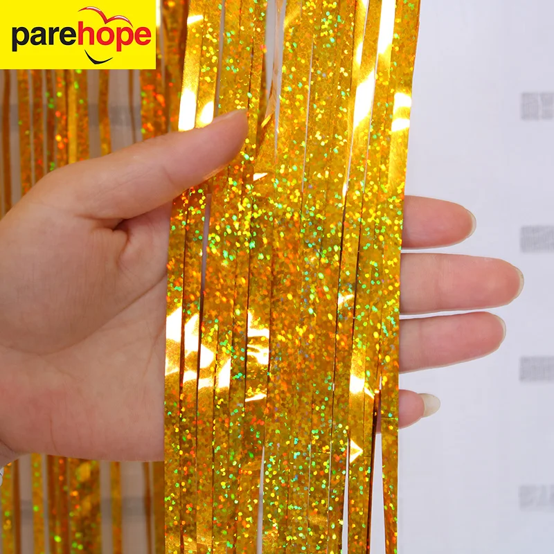 Party Wedding Backdrop Curtains Gold Glitter Tinsel Foil Curtain Adult Birthday Party Decorations Kids Photo Booth Rain Drapes Party Wedding Backdrop Curtains Gold Glitter Tinsel Foil Curtain Adult Birthday Party Decorations Kids Photo Booth Rain Drapes