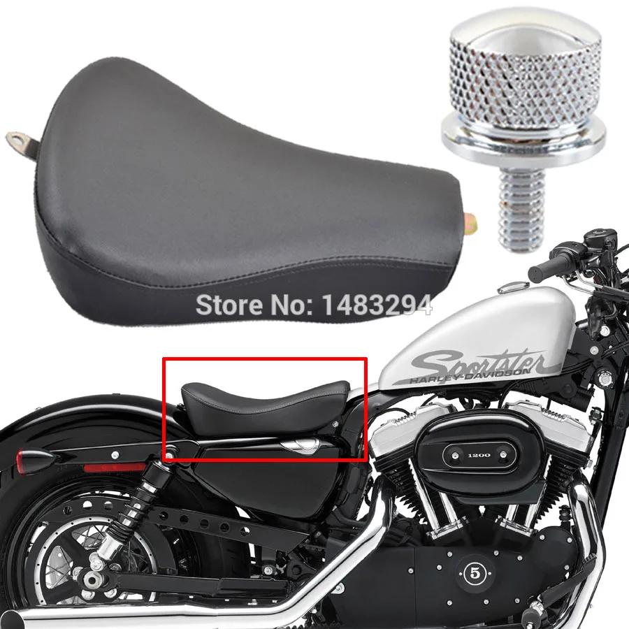 Драйвер Solo Seat с быстросъемным винтом подходит для Harley XL Sportster Forty-Eight 2010- Seventy-Two 2010- Новинка