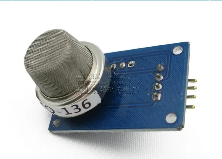 Sulfeto de Hidrogênio Sensor de Gás com Cabo Livre Detecção Conector Módulo Gás H2s Mq136 Mq-136 - Image 2