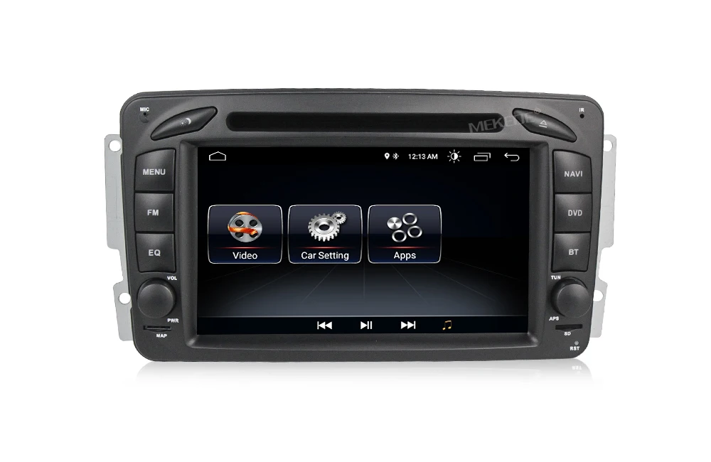 Clearance 2din 2 DIN Fit for Mercedes/Benz Clk W209/W203/W168/M/ML/W163/Viano/W639 Android 8.1 car dvd radio player support gps navigation 12