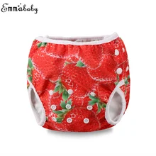 Регулируемые Многоразовые Детские летние шорты для плавания подгузники плавки водонепроницаемые Купальники Короткие штаны