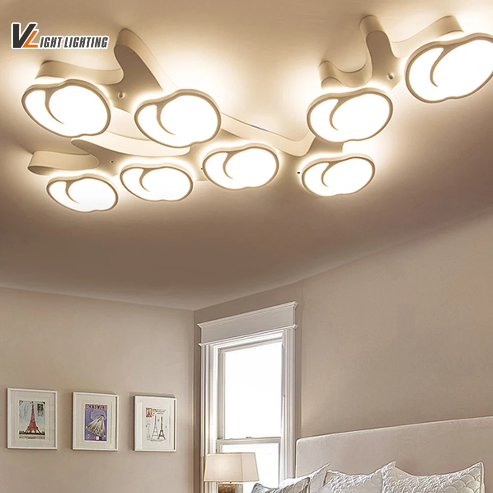 

Modern Led Ceiling Lights For Indoor Lighting Led apple Acrylic Ceiling Lamp Fixture For Living Room Bedroom luminaria teto