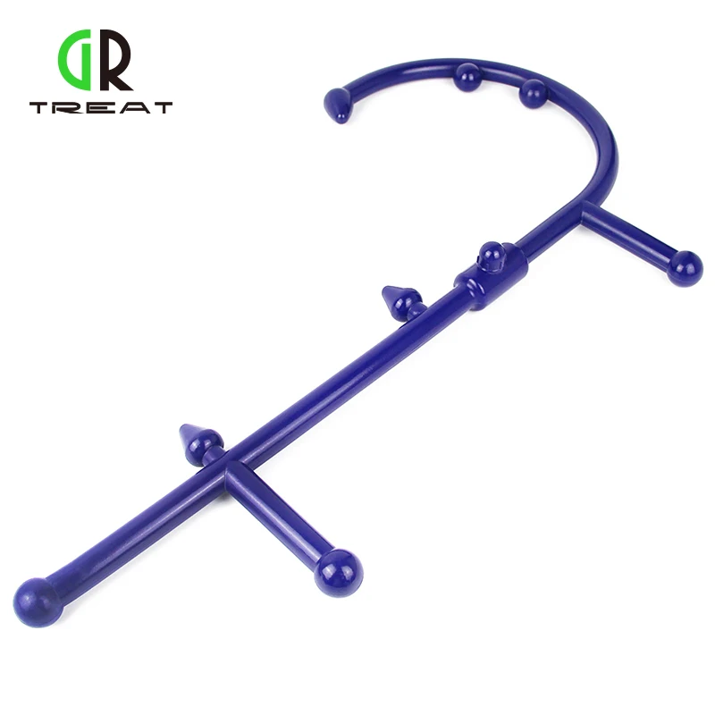 Massage Roller Stick Back Hook Massager Tool Massage Rod Neck Muscle Pressure Stick Self Massager Trigger Point Original Point цена Massage Roller Stick Back Hook Massager Tool Massage Rod Neck Muscle Pressure Stick Self Massager Trigger Point Original Point цены онлайн
